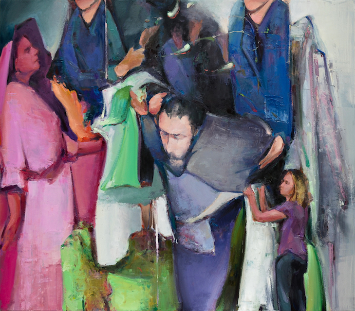 Andrius Zakarauskas 8 Andrius Zakarauskas, Station VI, 2018, oil on canvas, 160 x 180