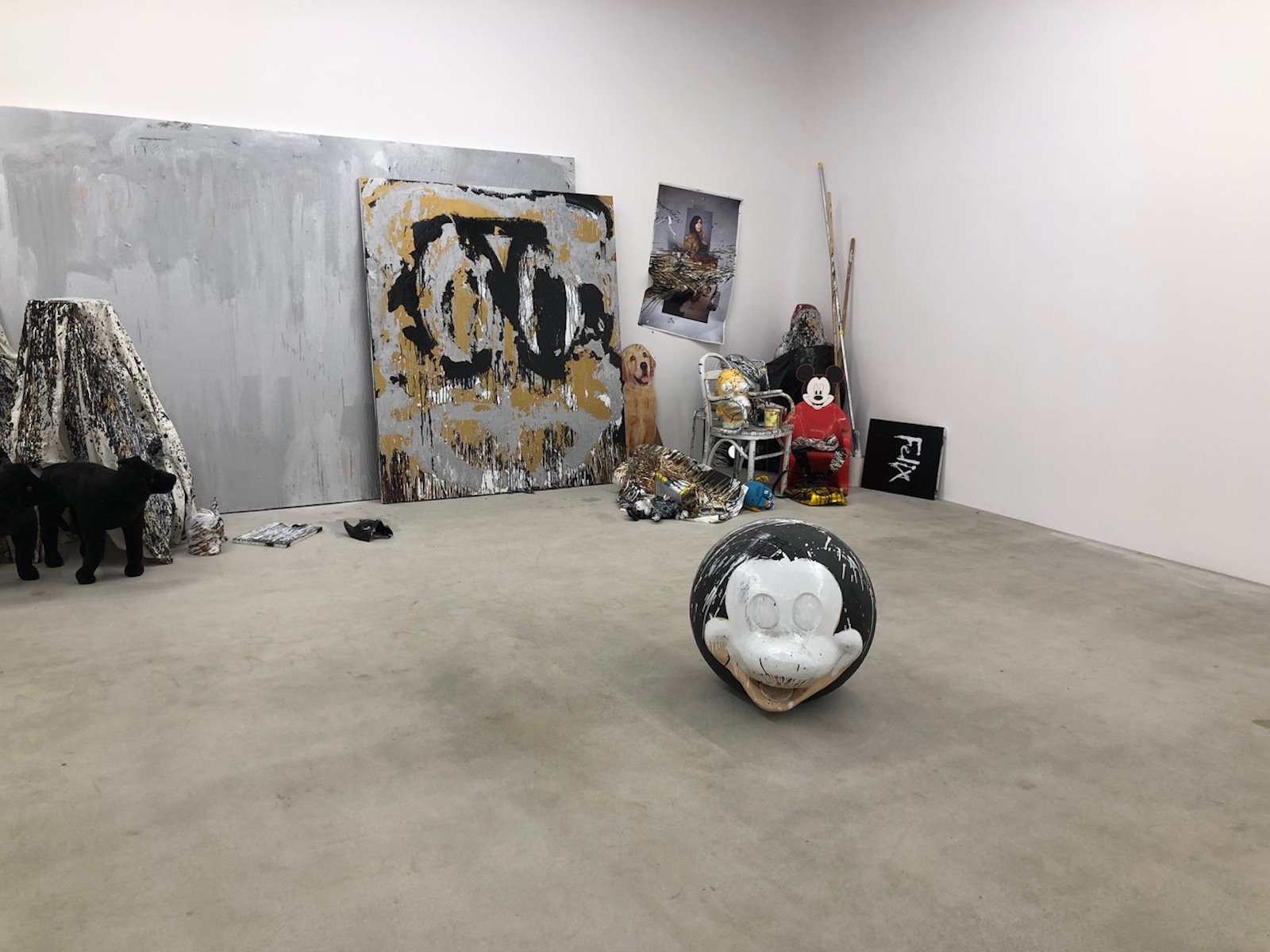 Joyce Pensato Big Ang takeover, 2018 (detail) Courtesy: haubrok foundation Fotos: Axel Haubrok Joyce Pensato Big Ang takeover, 2018 (detail) Courtesy: haubrok foundation Fotos: Axel Haubrok