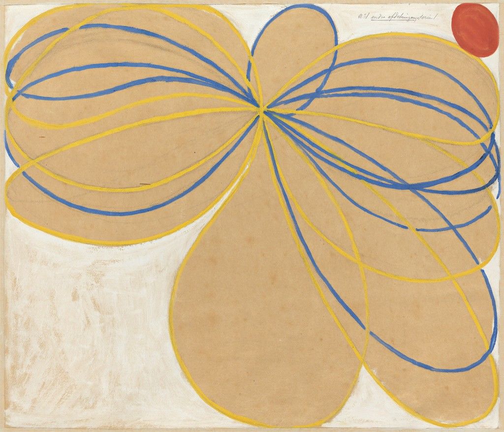 HILMA AF KLINT 12 Group V, The Seven-Pointed Star, No. 1n (Grupp V, Sjustjärnan, nr 1), from The WUS/Seven-Pointed Star