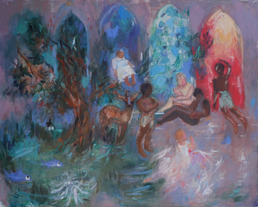 FRANZISKA GÜTTLER 17 Franziska Güttler, hier, Öl lauf Leinwand, 120x150, 2020